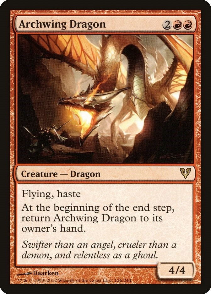 Image for Archwing Dragon (126) [Avacyn Restored] - Magic: The Gathering