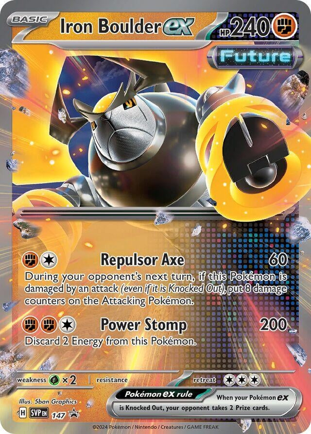 Image for Iron Boulder ex - 147 (147) [SV: Scarlet & Violet Promo Cards] - Pokemon