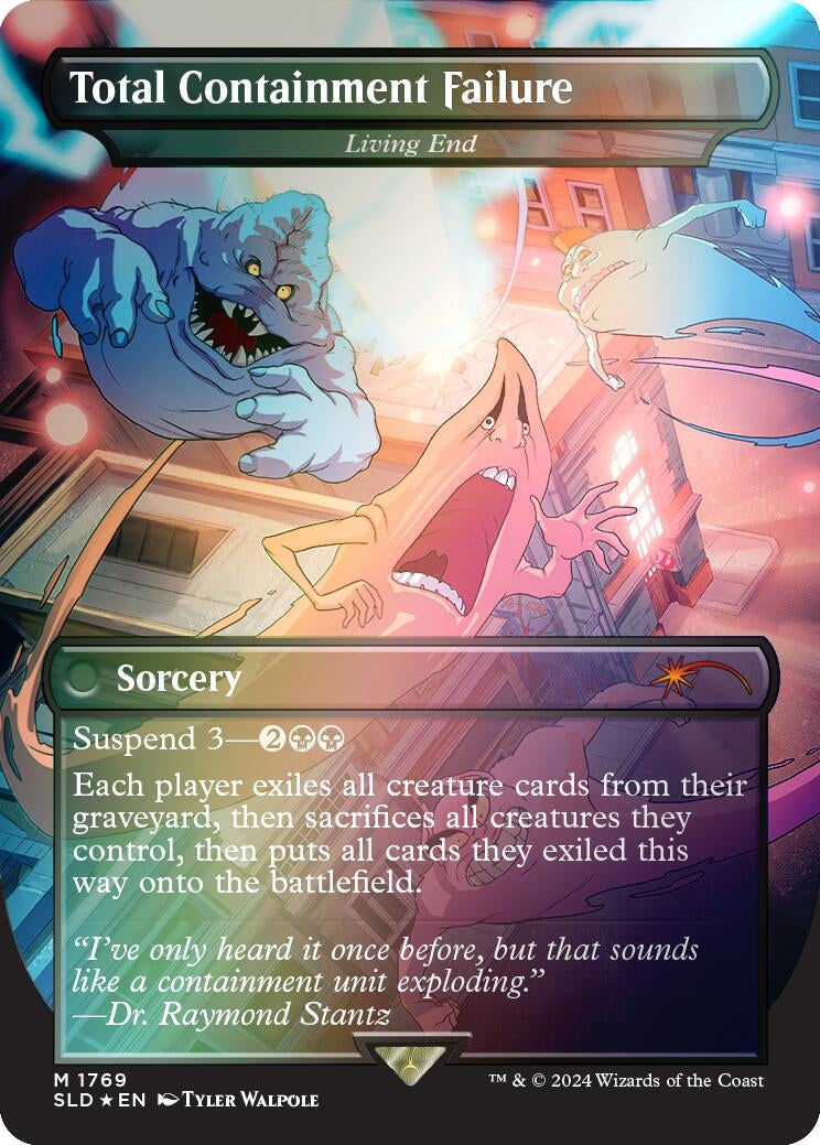 Image for Total Containment Failure - Living End (Rainbow Foil) (1769) [Secret Lair Drop Series] - Magic: The Gathering