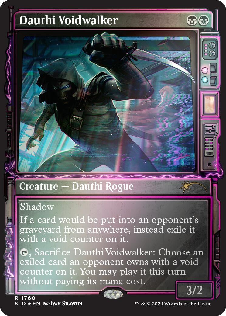 Image for Dauthi Voidwalker (Rainbow Foil) (1760) [Secret Lair Drop Series] - Magic: The Gathering
