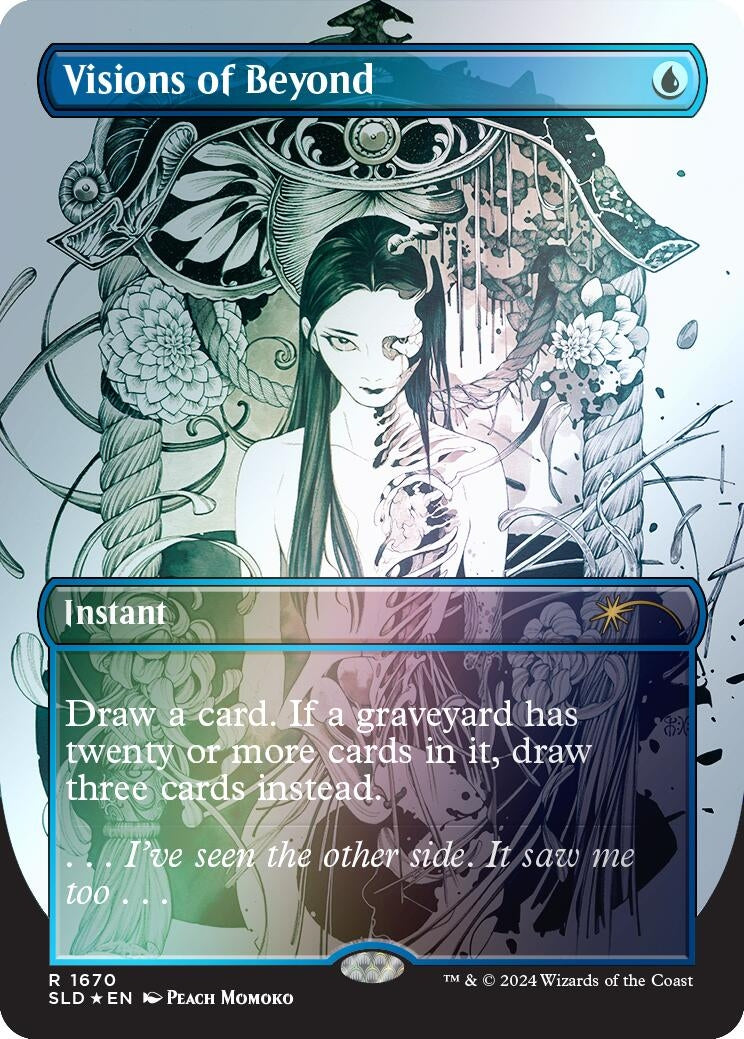 Image for Visions of Beyond (Rainbow Foil) (1670) [Secret Lair Drop Series] - Magic: The Gathering
