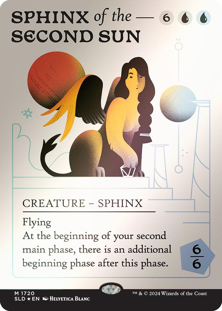 Image for Sphinx of the Second Sun (Rainbow Foil) (1720) [Secret Lair Drop Series] - Magic: The Gathering