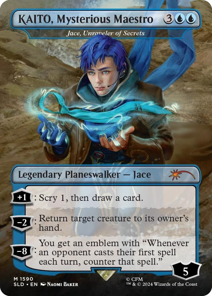 Image for KAITO, Mysterious Maestro - Jace, Unraveler of Secrets (1590) [Secret Lair Drop Series] - Magic: The Gathering