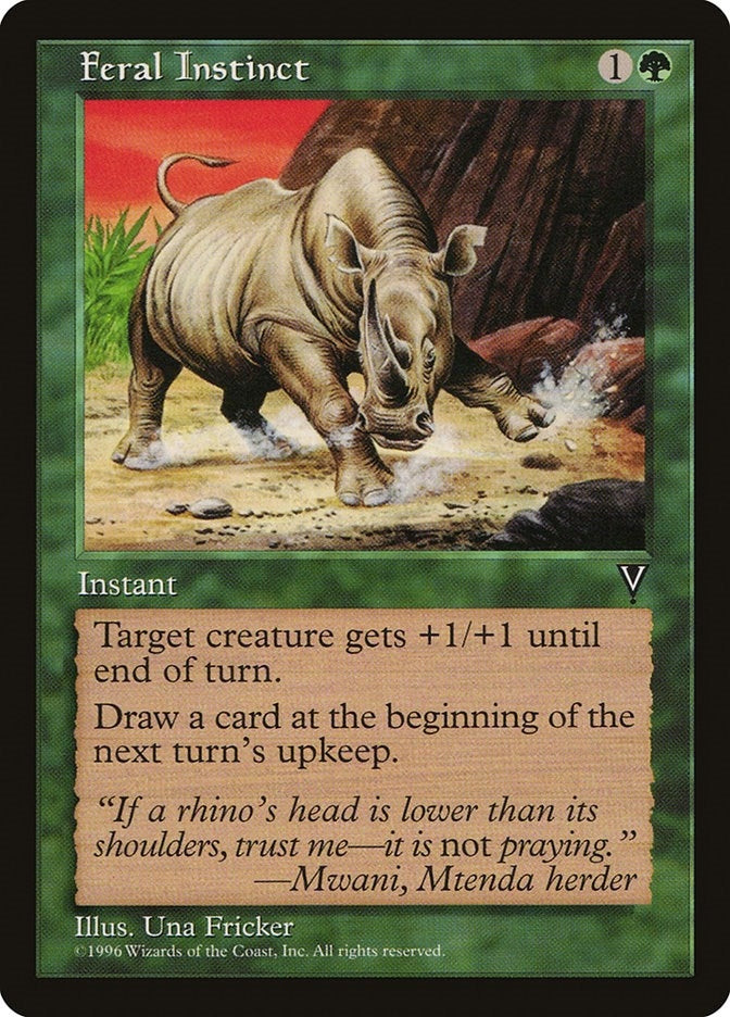 Image for Feral Instinct [Visions] - Magic: The Gathering