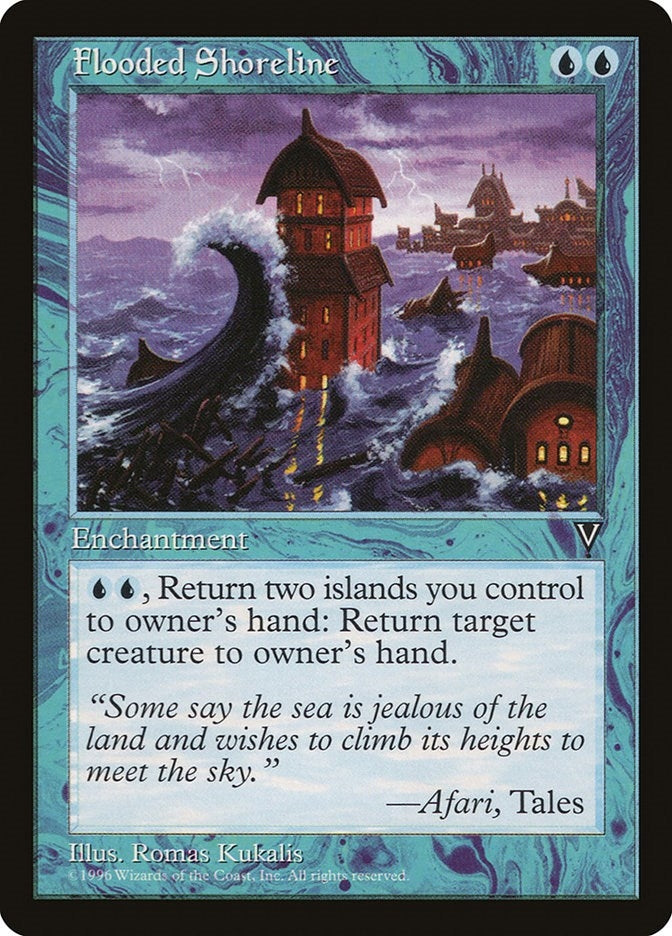 Image for Flooded Shoreline [Visions] - Magic: The Gathering