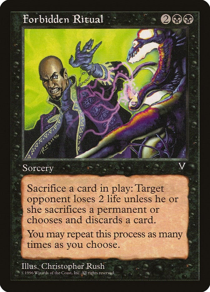 Image for Forbidden Ritual [Visions] - Magic: The Gathering