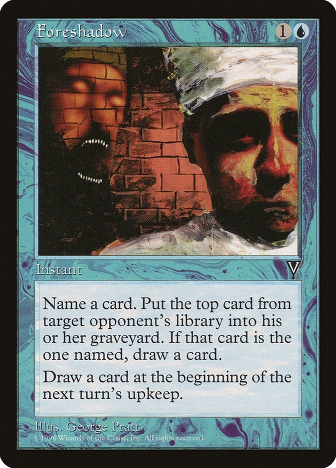 Image for Foreshadow [Visions] - Magic: The Gathering