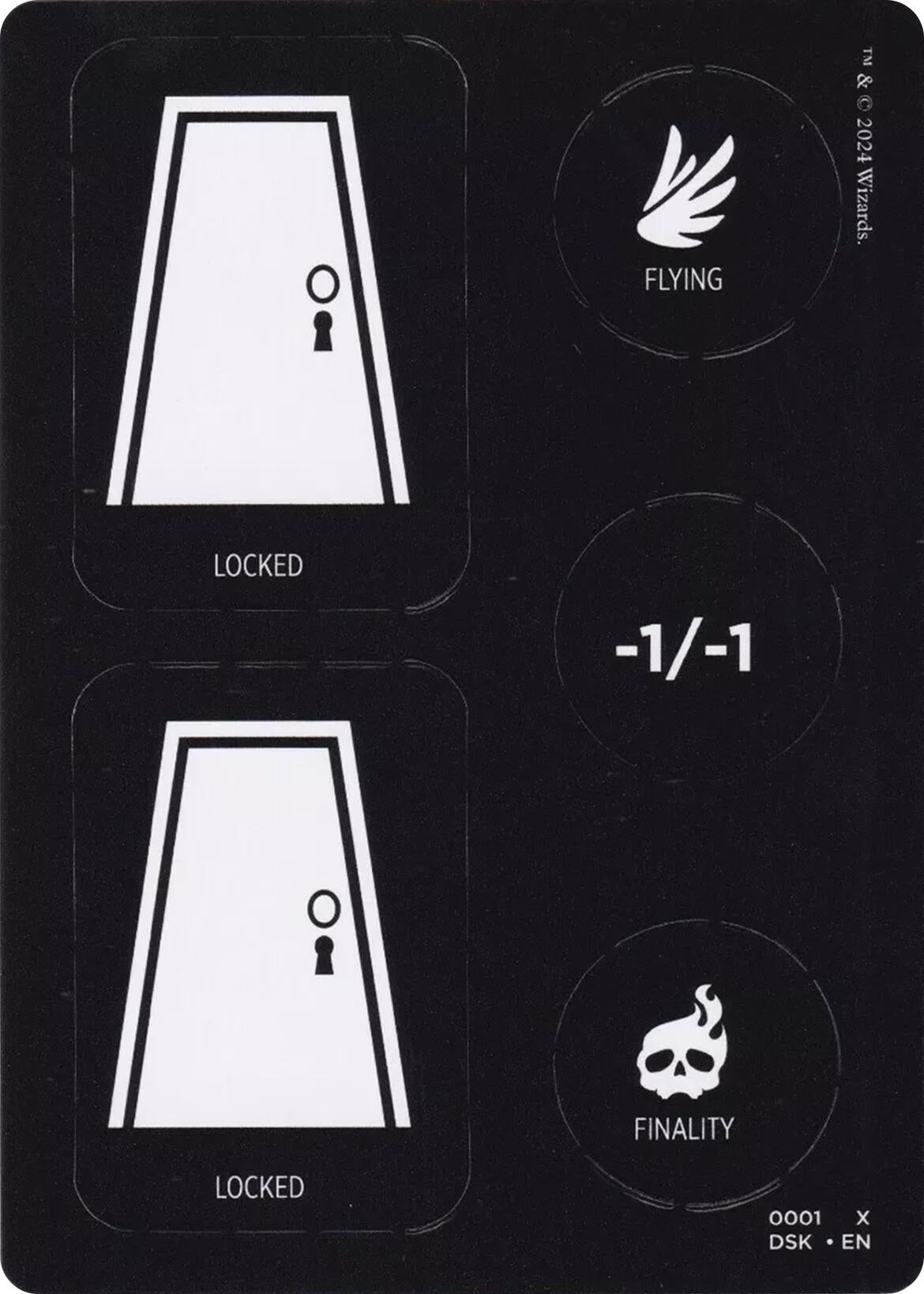 Image for Punch Card Token (1 // 2) (1 // 2) [Duskmourn: House of Horror] - Magic: The Gathering