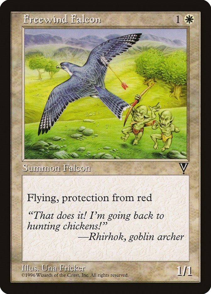 Image for Freewind Falcon [Visions] - Magic: The Gathering