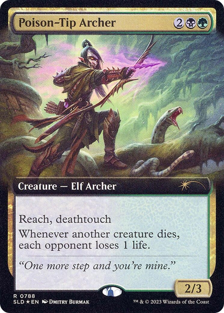 Image for Poison-Tip Archer (Extended Art) (788) [Secret Lair Drop Series] - Magic: The Gathering