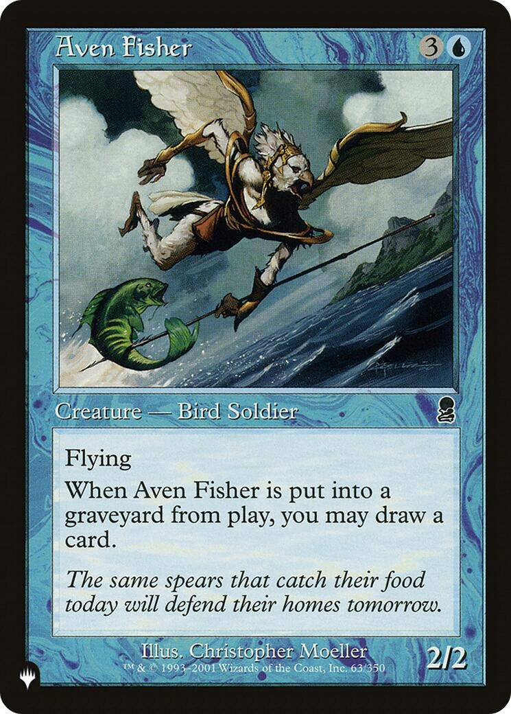 Image for Aven Fisher (63/350) [The List Reprints] - Magic: The Gathering