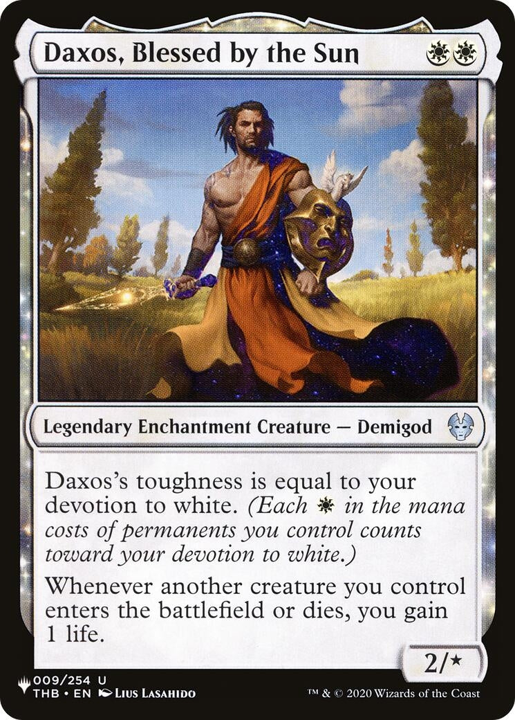 Image for Daxos, Blessed by the Sun (009/254) [The List Reprints] - Magic: The Gathering
