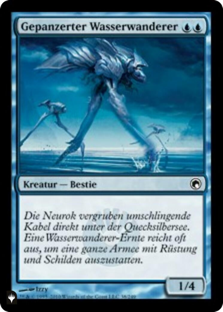 Image for Plated Seastrider (German) (38) [The List Reprints] - Magic: The Gathering