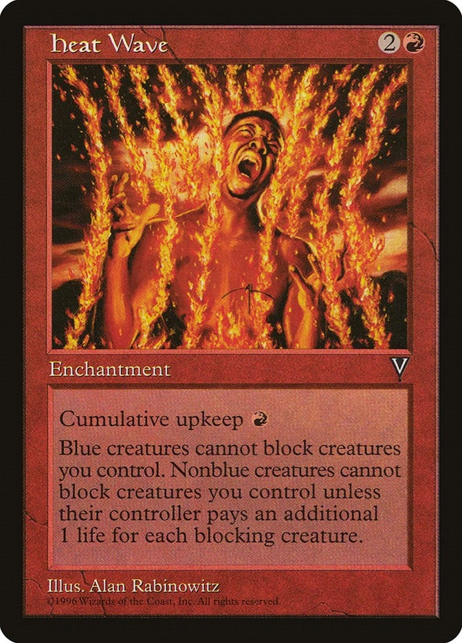 Image for Heat Wave [Visions] - Magic: The Gathering