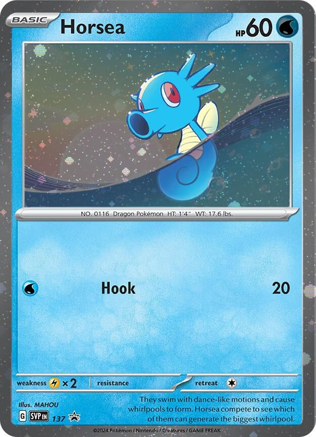 Image for Horsea - 137 (Cosmo Holo) (137) [SV: Scarlet & Violet Promo Cards] - Pokemon