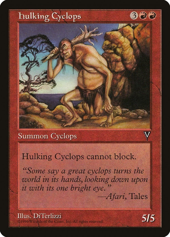Image for Hulking Cyclops [Visions] - Magic: The Gathering