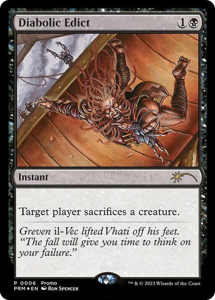 Image for Diabolic Edict (Graphic Novel Insert) (6) [Media Promos] - Magic: The Gathering