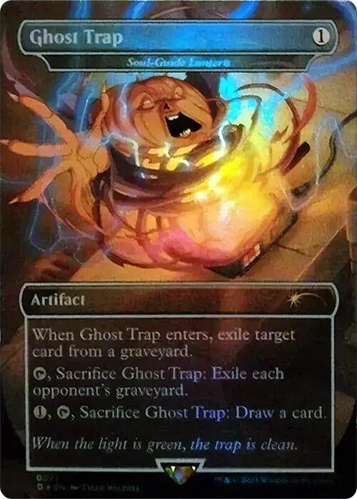 Image for Ghost Trap - Soul-Guide Lantern (Rainbow Foil) (871) [Secret Lair Drop Series] - Magic: The Gathering
