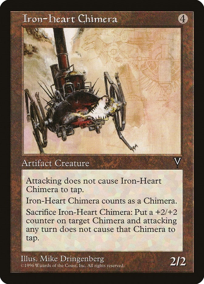 Image for Iron-Heart Chimera [Visions] - Magic: The Gathering