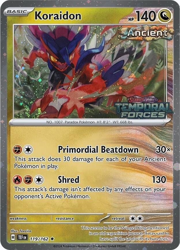 Image for Koraidon - 119/162 (European Promo) (119/162) [Miscellaneous Cards & Products] - Pokemon