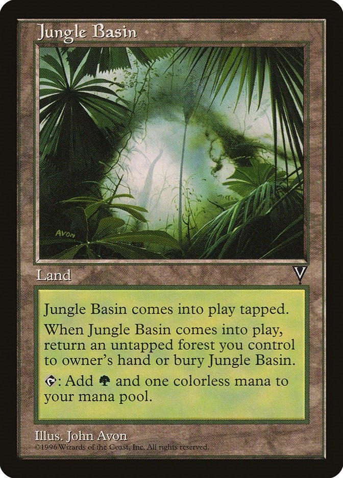 Image for Jungle Basin [Visions] - Magic: The Gathering