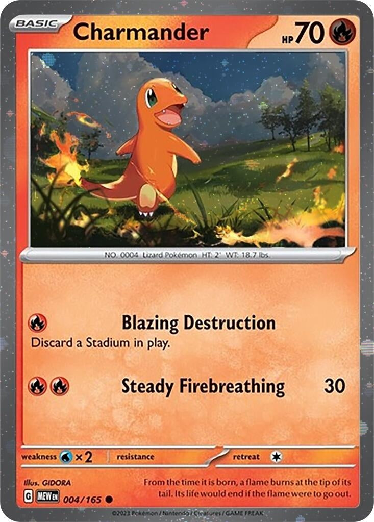 Image for Charmander - 004/165 (Cosmos Holo) (004/165) [Miscellaneous Cards & Products] - Pokemon