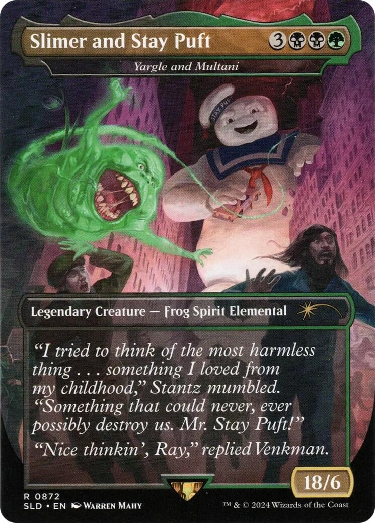 Image for Slimer and Stay Puft - Yargle and Multani (872) [Secret Lair Drop Series] - Magic: The Gathering