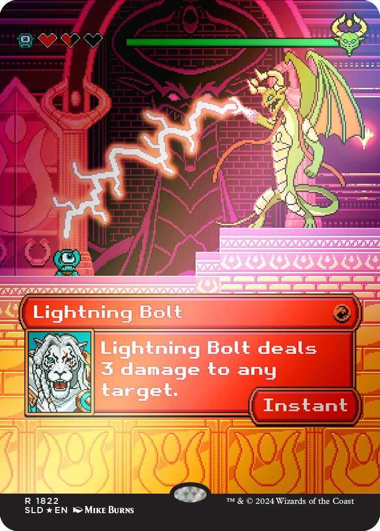 Image for Lightning Bolt (1822) (Rainbow Foil) (1822) [Secret Lair Drop Series] - Magic: The Gathering
