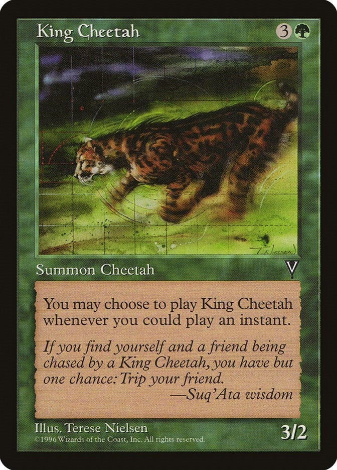 Image for King Cheetah [Visions] - Magic: The Gathering