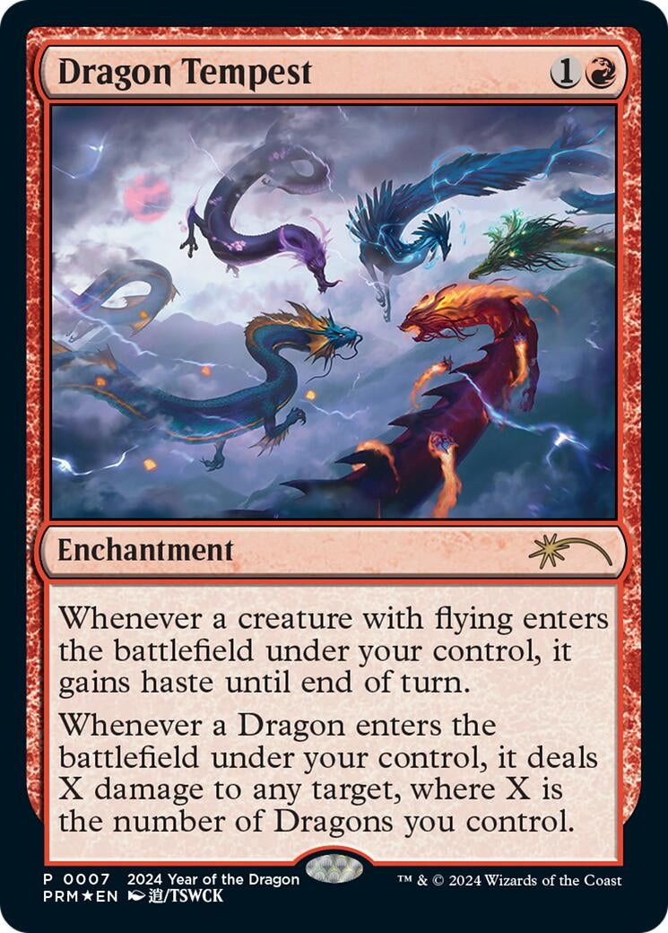 Image for Dragon Tempest (Year of the Dragon 2024) (7) [Standard Showdown Promos] - Magic: The Gathering