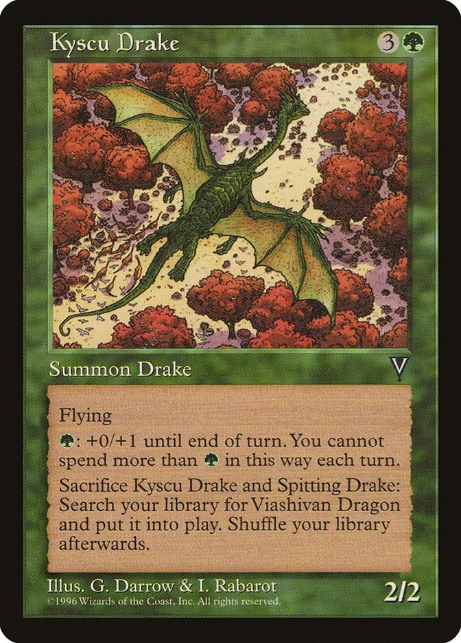 Image for Kyscu Drake [Visions] - Magic: The Gathering