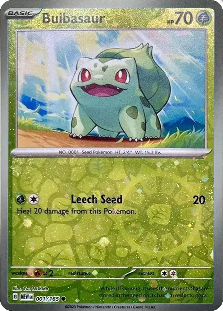Image for Bulbasaur - 001/165 (Reverse Cosmos Holo) (Costco Exclusive) (001/165) [Miscellaneous Cards & Products] - Pokemon