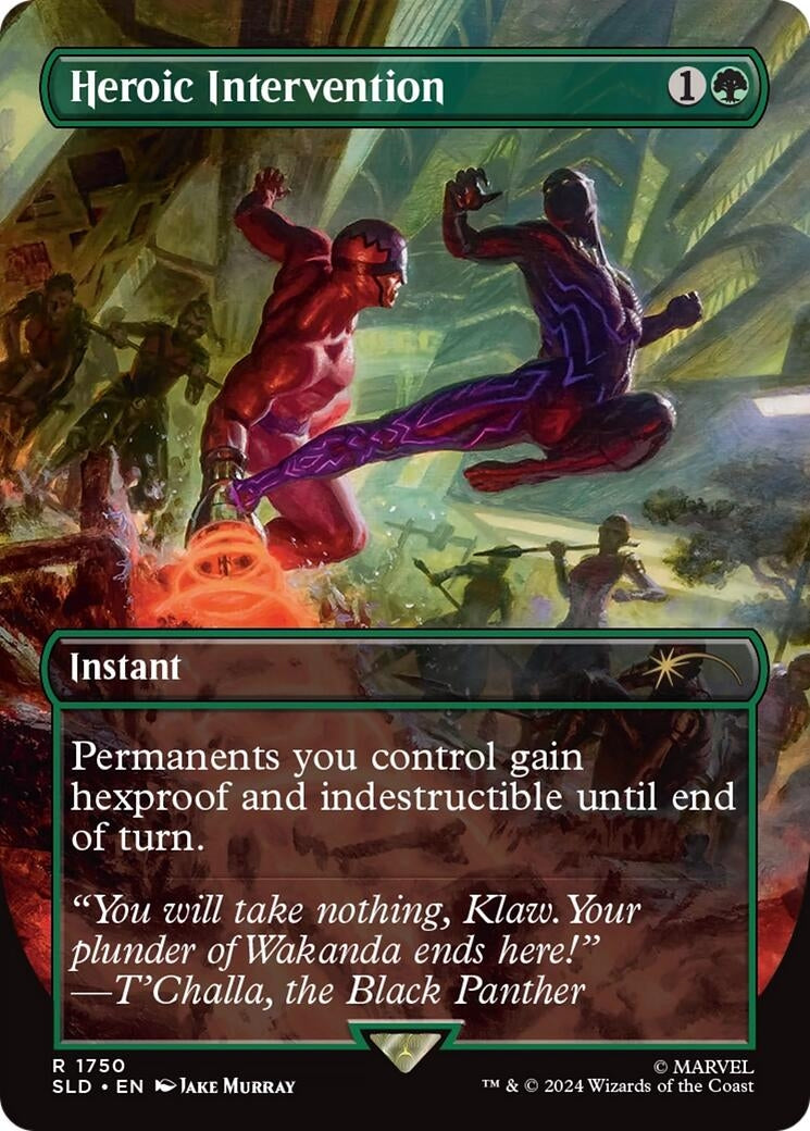 Image for Heroic Intervention (Rainbow Foil) (1750) [Secret Lair Drop Series] - Magic: The Gathering