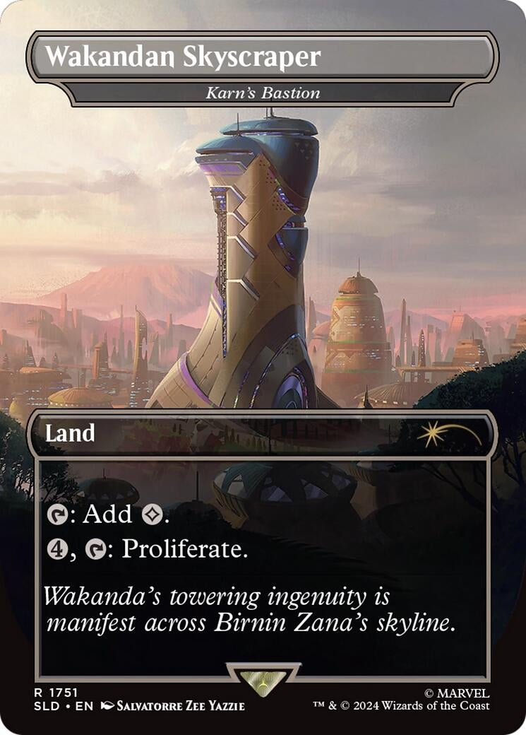 Image for Wakandan Skyscraper - Karn's Bastion (1751) [Secret Lair Drop Series] - Magic: The Gathering