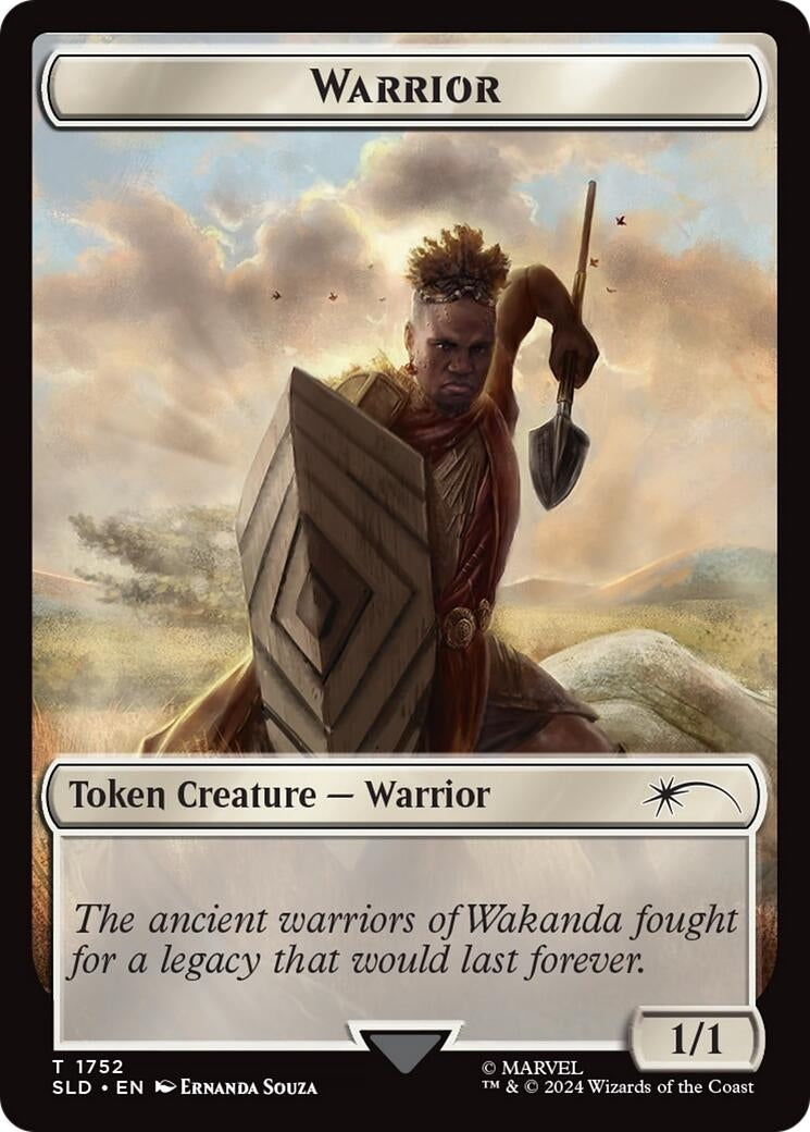 Image for Warrior Token (1752) [Secret Lair Drop Series] - Magic: The Gathering