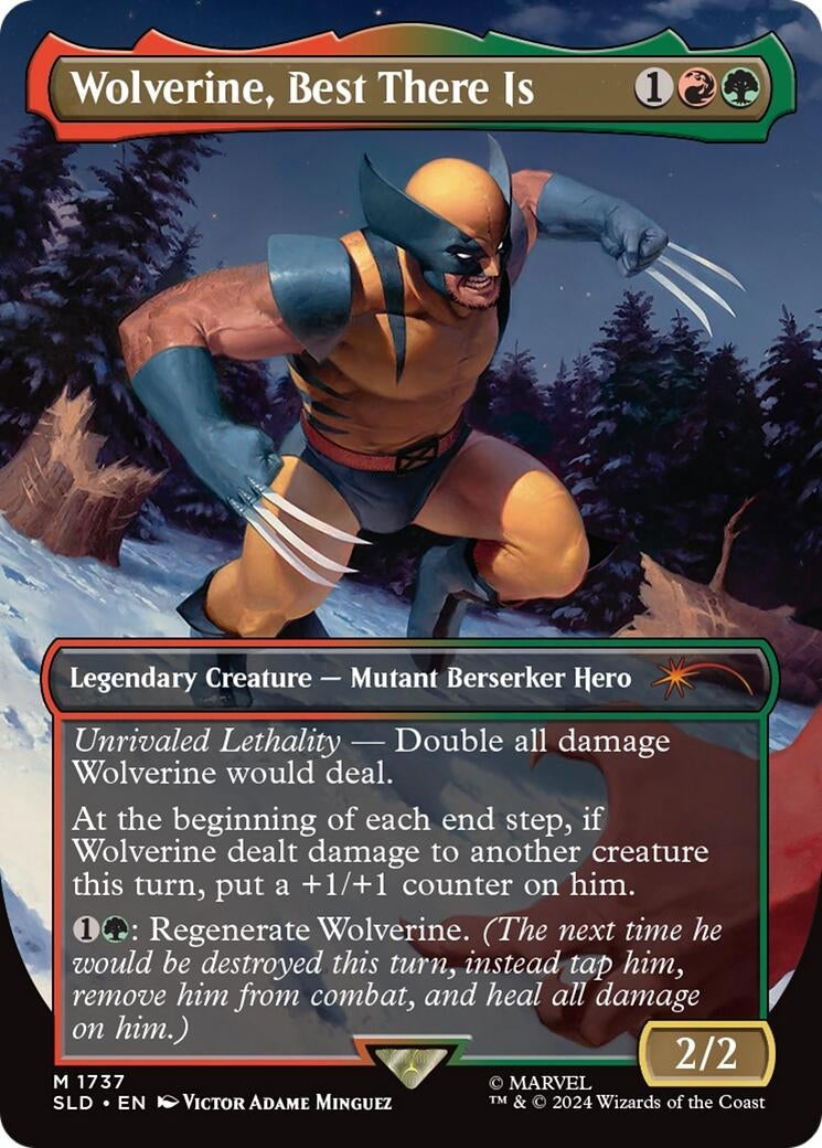 Image for Wolverine, Best There Is (1737) [Secret Lair Drop Series] - Magic: The Gathering