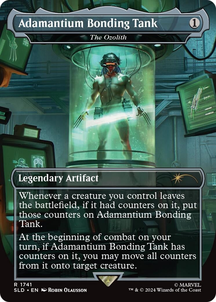 Image for Adamantium Bonding Tank - The Ozolith (Rainbow Foil) (1741) [Secret Lair Drop Series] - Magic: The Gathering