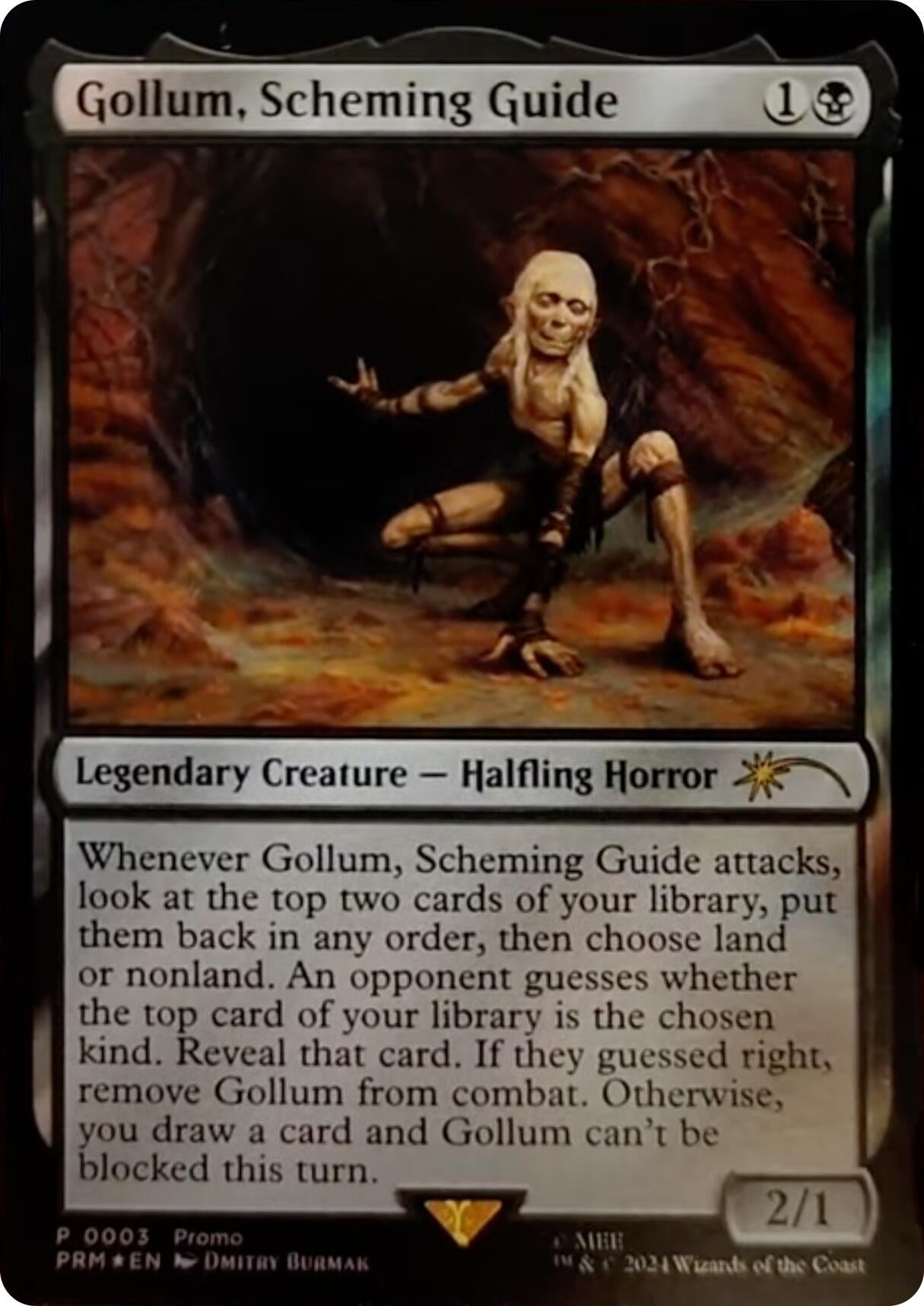 Image for Gollum, Scheming Guide (3) [Unique and Miscellaneous Promos] - Magic: The Gathering
