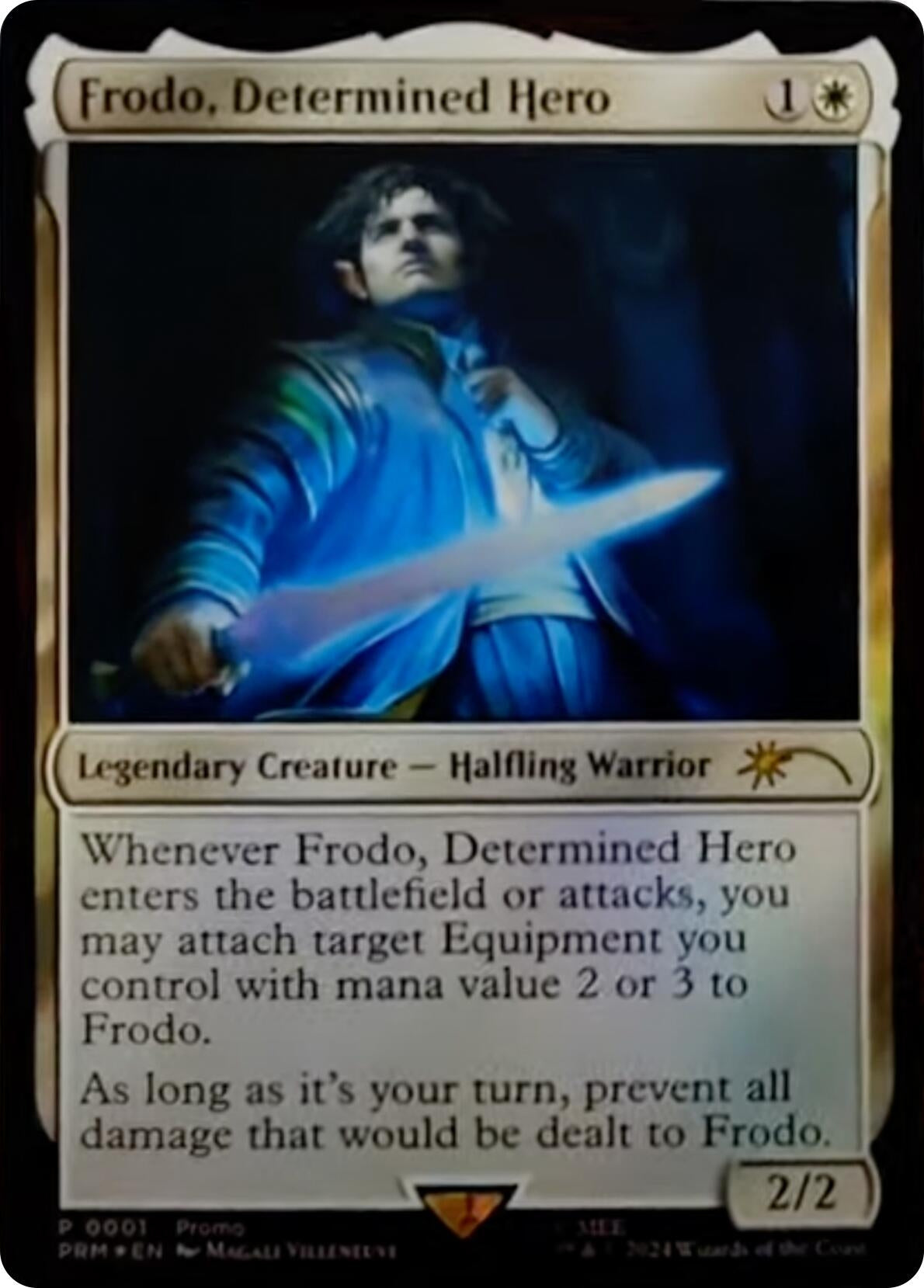 Image for Frodo, Determined Hero (1) [Unique and Miscellaneous Promos] - Magic: The Gathering