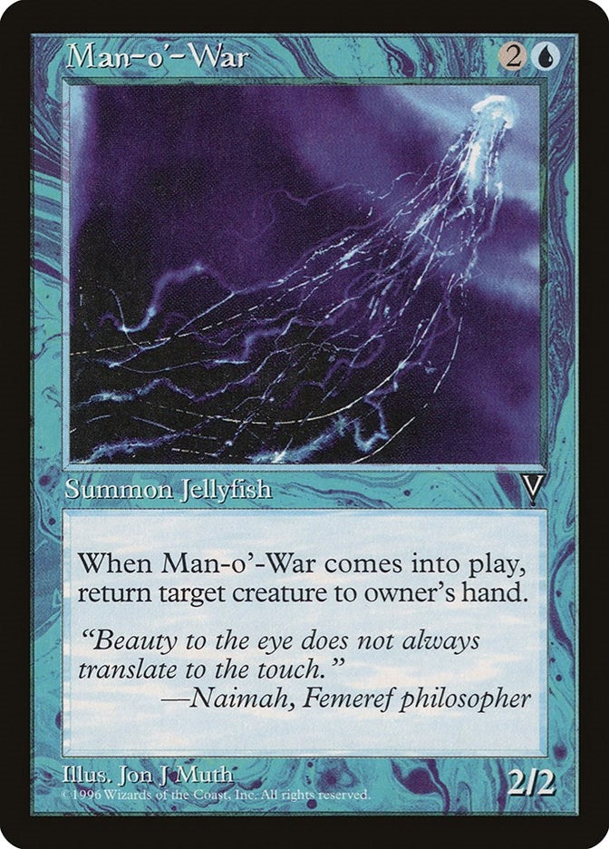 Image for Man-o'-War [Visions] - Magic: The Gathering