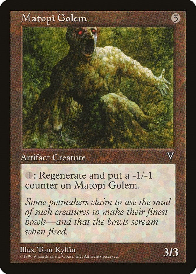 Image for Matopi Golem [Visions] - Magic: The Gathering