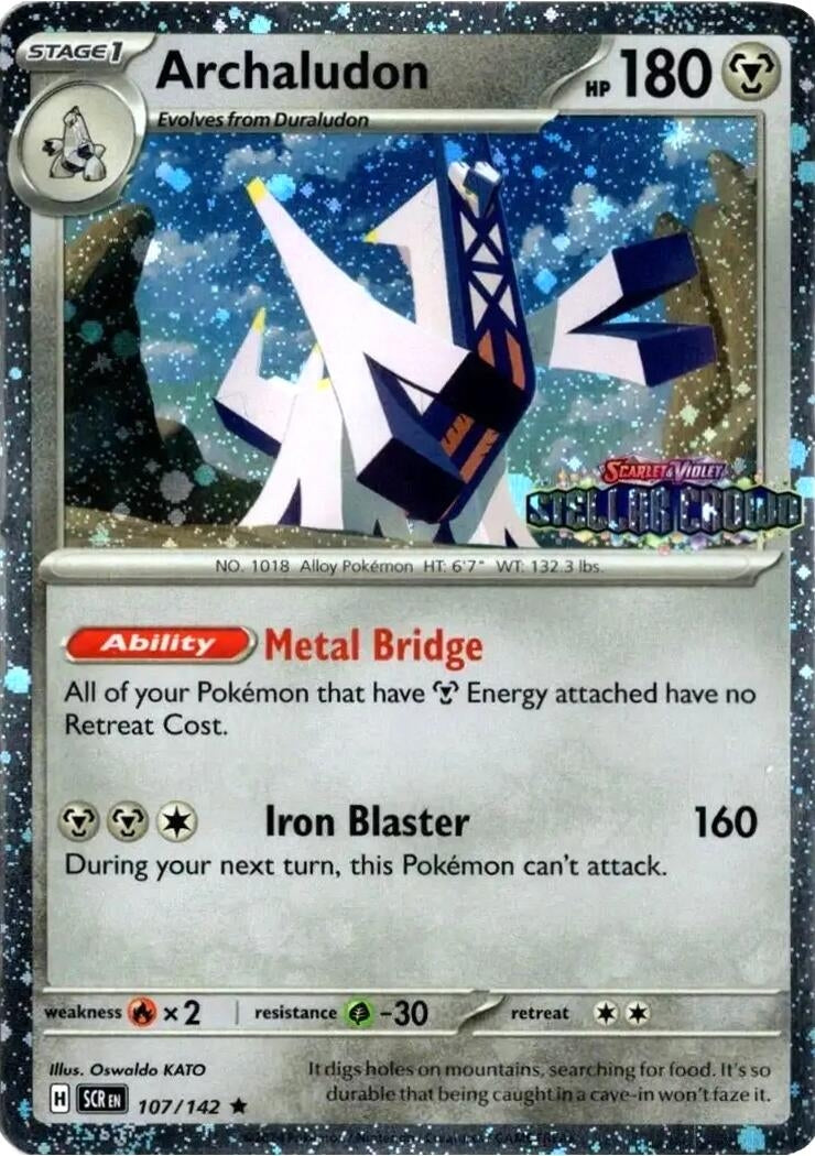 Archaludon - 107/142 (Stellar Crown Stamp) (107/142) [Miscellaneous Cards & Products]