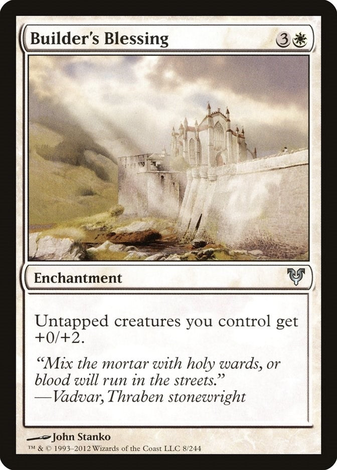 Image for Builder's Blessing (8) [Avacyn Restored] - Magic: The Gathering