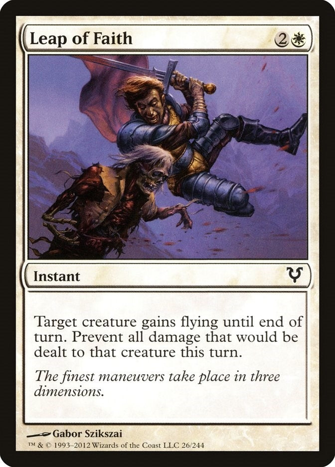 Image for Leap of Faith (26) [Avacyn Restored] - Magic: The Gathering