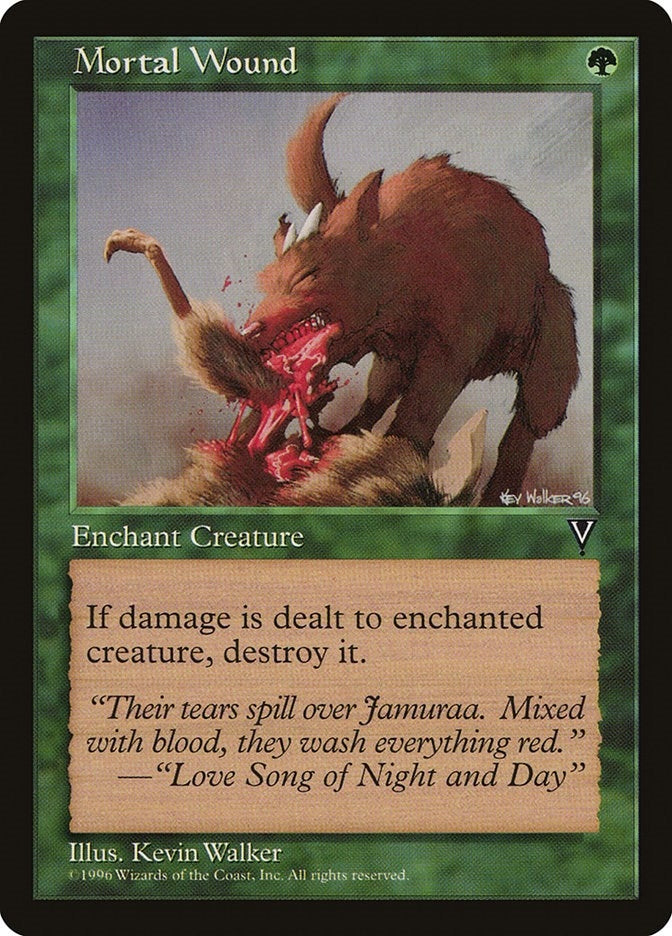 Image for Mortal Wound [Visions] - Magic: The Gathering