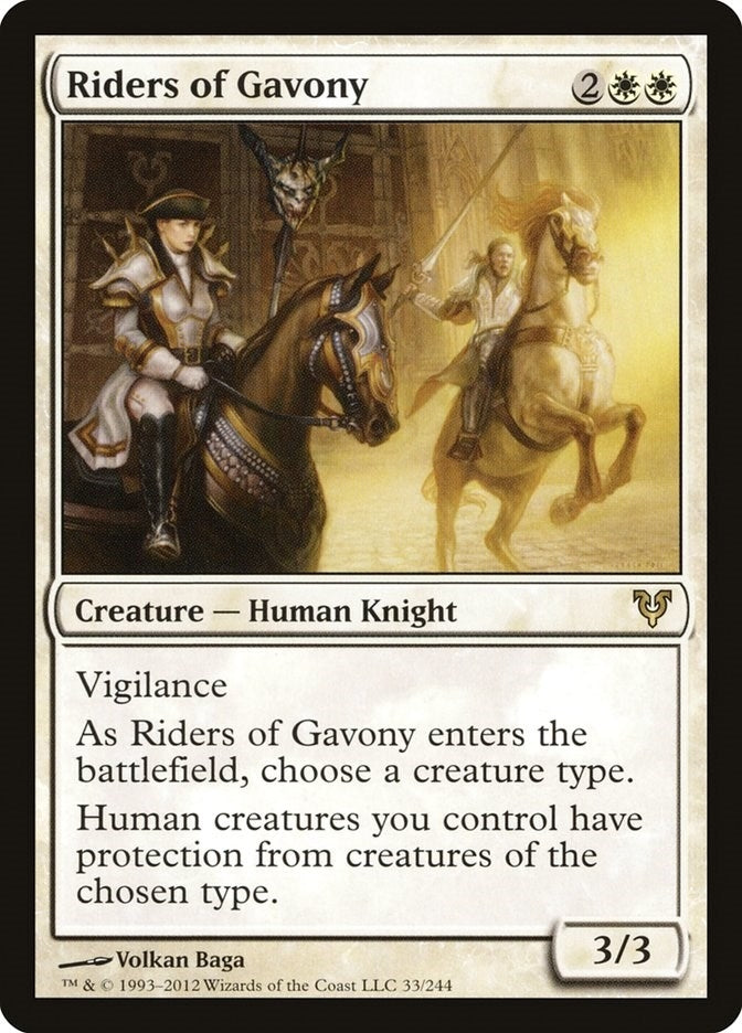 Image for Riders of Gavony (33) [Avacyn Restored] - Magic: The Gathering