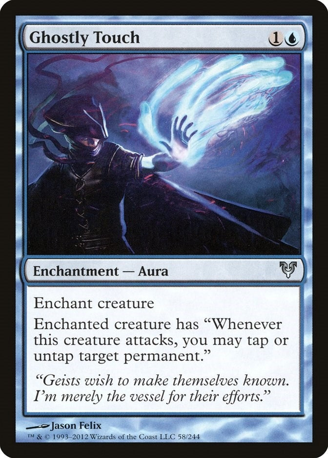 Image for Ghostly Touch (58) [Avacyn Restored] - Magic: The Gathering