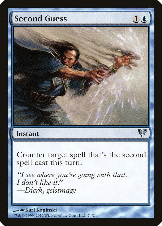 Image for Second Guess (74) [Avacyn Restored] - Magic: The Gathering