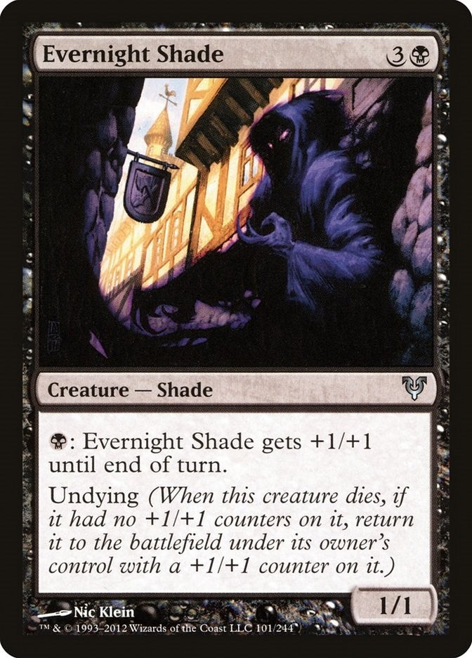 Image for Evernight Shade (101) [Avacyn Restored] - Magic: The Gathering