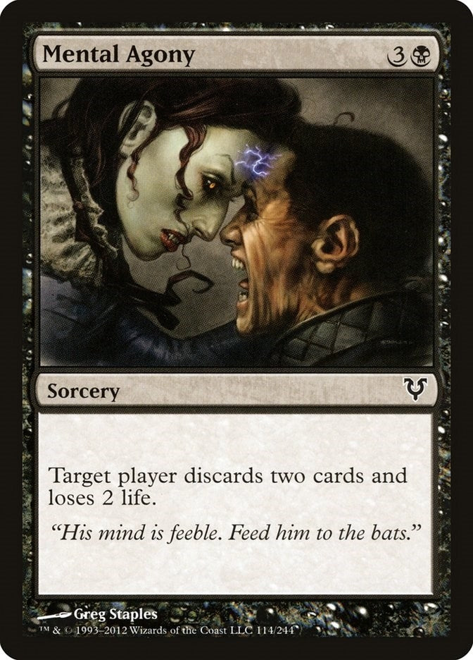 Image for Mental Agony (114) [Avacyn Restored] - Magic: The Gathering